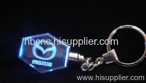 crystal keychain for Mazda car