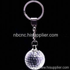 golf ball crystal keychain