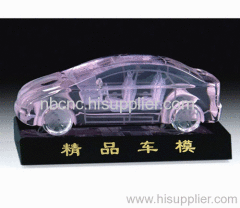 purple crystal car