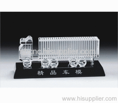 crystal container car model