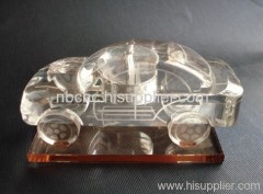 china crystal car model