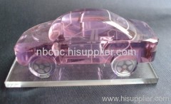 pink crystal car model