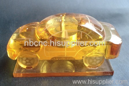 yellow crystal car