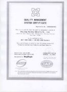 Certificate: ISO 9001