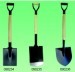 short wooden handle shovel