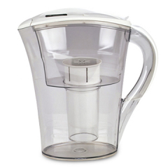 Water purifier pitcher with counter