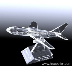 cheapest crystal airplane model