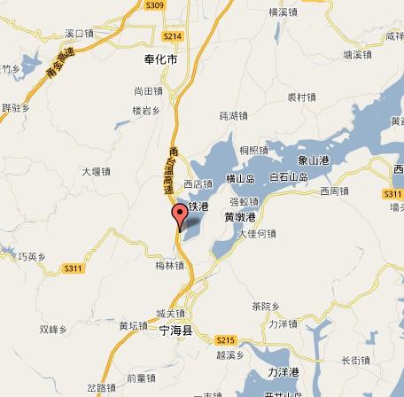Factory's location in Zhejiang Province