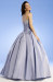 Elegant Square neckline A-line Floor-length Satin prom gown