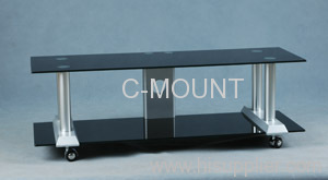 Black LCD Television Stand