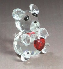 lovely crystal bear