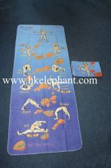 towel with heat transfer printing