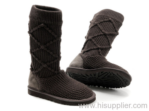 UGG 5879 Chocolate Women's Classic Argyle Knit