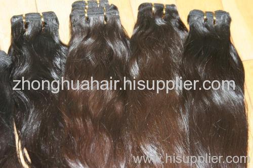 virgin human hair weft raw indian hair