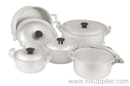 Aluminum cooking pot set