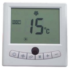 LCD room thermostat