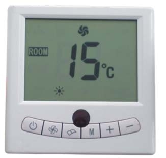 LCD room thermostat