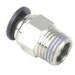 Male Straight pneumatic fitting manufacturer in china push in fitting supplier in china