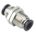 Bulkhead Union push in fittings