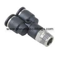 Male Y pneumatic tubing fittings supplier from china