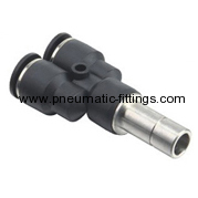 plug-in Y plastic push in fittings from china