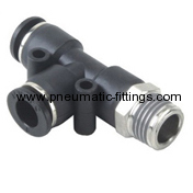 Male Run Tee pneumatic fittings manufacturer from china