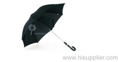 steel frame and fiber ribs straight umbrella