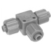 Union Tee Plastic tubing connectors