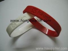 silicone fluoresent bracelet