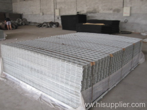 Galvanized welded mesh panels