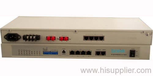 8E1 to 4 Ethernet VLAN SNMP Protocol Converter