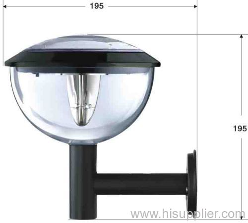 Solar wall light