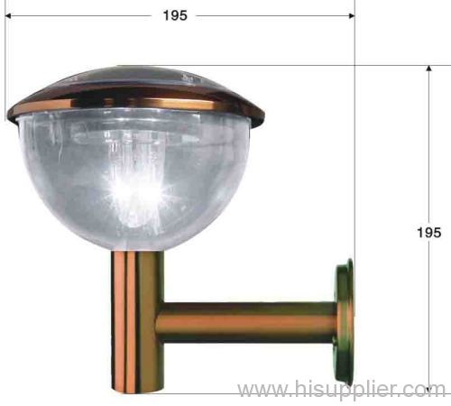 Solar wall light