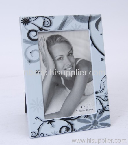 silver plated metal photo frame