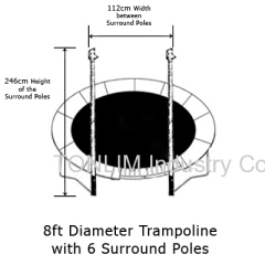 MIN TRAMPOLINE WITH HANDLEBAR