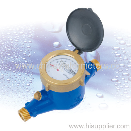 single jet water meter