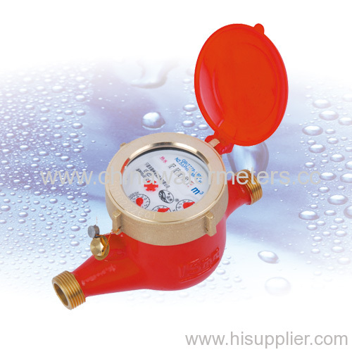 15mm Multi-Jet dry-dial type hot water meter