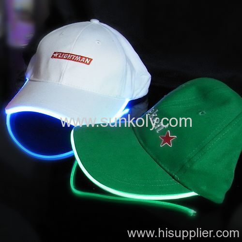 LED cap/flashing led caps/led lighting caps/light up caps