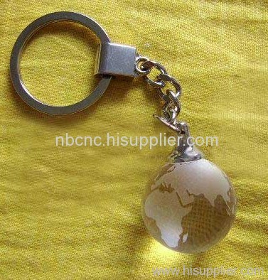 crystal keychains with global