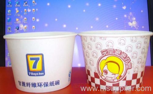 disposable food paper bowl/container/barrel/bucket