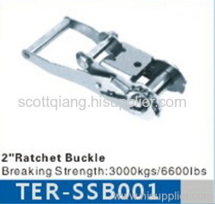 stainless steel ratchet buckle