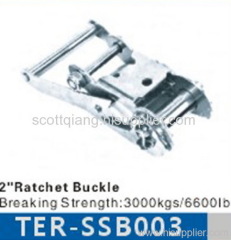 stainless steel ratchet buckle