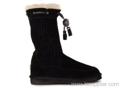 UGG 5124 black Women's Suburb Crochet Boots