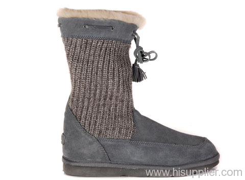 UGG 5124 grey Women's Suburb Crochet Boots