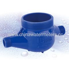 Multi Jet Dry Dial Plastic Water Meter