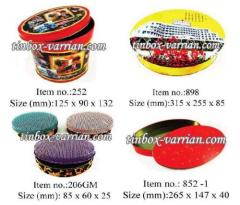 oval tin box