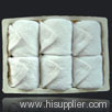 2018 New Genuine Hot And Cold 100% Cotton Disposable Towel For Airline-30x30cm 30g 6pcs per tray