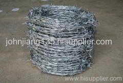 barbed wire, security fence, hot-dipped galvanized barbed wire