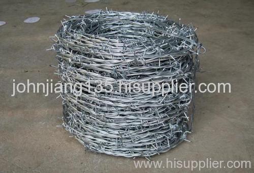 barbed wire, security fence, hot-dipped galvanized barbed wire