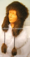 Fox fur caps / winter hats